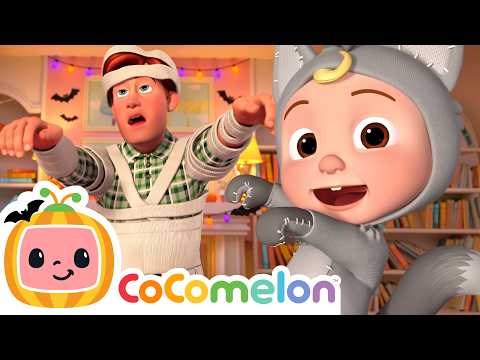 指童家族 + Emmy 的鬼屋 | CoComelon 萬聖節組合 | 兒歌與兒童歌曲 (Finger Family + Emmy's Haunted House | CoComelon Halloween Mix | Nursery Rhymes & Kids Songs)