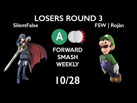 FSW 10/28 LOSERS R3 - SilentFalse (Lucina) VS. FSW | Rojàn (Luigi, Mewtwo)