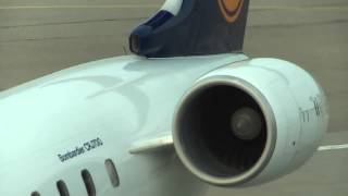 preview picture of video 'Lufthansa Regional CRJ-701ER, D-ACPH in Friedrichshafen'