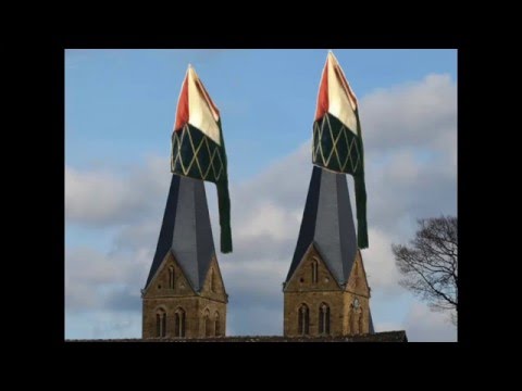 Der "Boeler Dom" trägt Rut un Wiess....