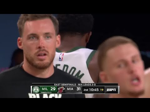 Pat Connaughton Full Play | Bucks vs Heat 2019-20 East Conf Semifinals Game 4 | Smart Highlights