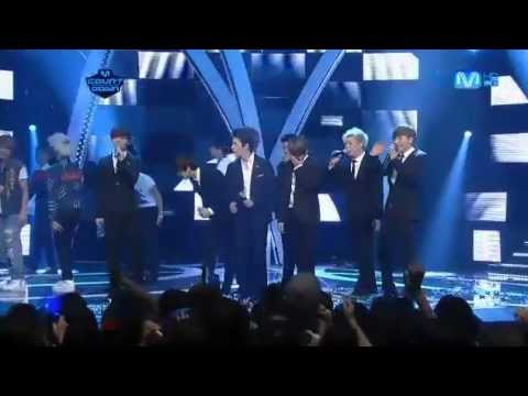 120726 Super Junior - Winner (7th 'Sexy, Free & Single' Win) @ MNET M! Countdown