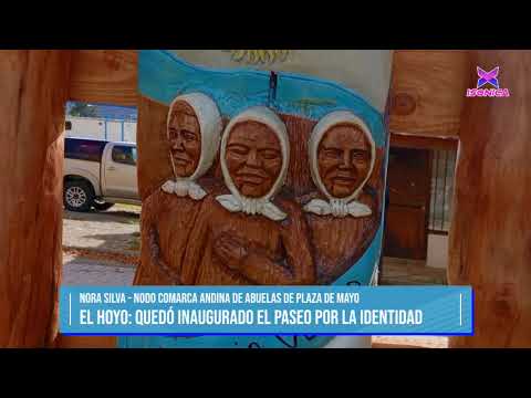 ➡️El Hoyo: quedó inaugurado el Paseo por la Identidad⬅️