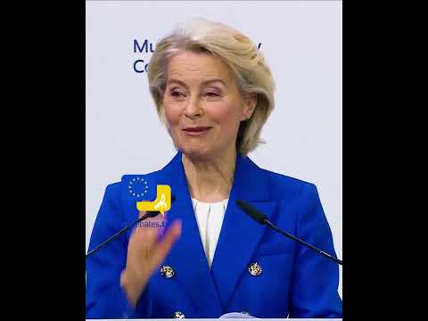 Video Thumbnail: Europe Must Take Responsibility NOW — von der Leyen’s Powerful Munich Wake-Up Call 🇪🇺⚡