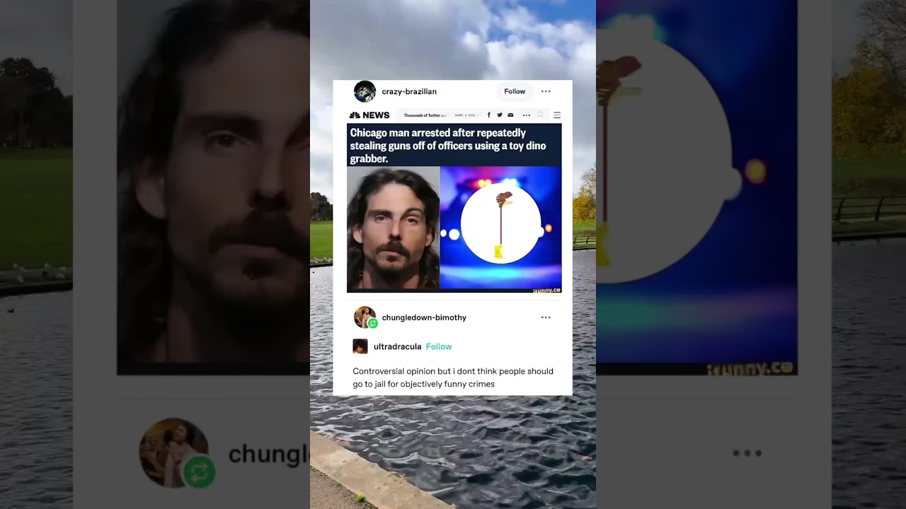 He Stole Guns With A TOY DINOSAUR 🦖😂 #CrazyNews #FloridaMan