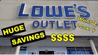 What Others Don't Tell You About This Lowe's Outlet it's Absolutely Insane.