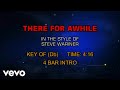 Steve Wariner - There For Awhile (Karaoke)