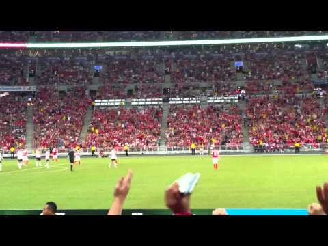 Fan View - Santi goal vs. Everton (2-0) #BAT2015
