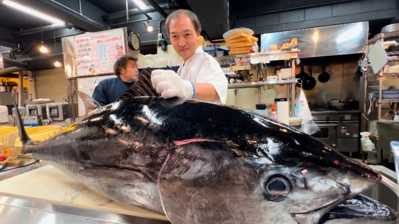 【衝撃のマグロ食べ放題】70Kg超えを客の前で捌く！本気のマグロ居酒屋！！