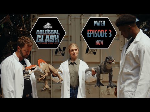 Jurassic World Rebirth I Colossal Clash “Tyrannosaurus rex vs. Spinosaurus” | Ad