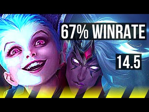 JINX & Thresh vs VARUS & Neeko (ADC) | 67% winrate, 9/1/2, Dominating | KR Master | 14.5