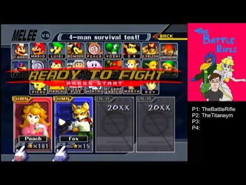 SSBM #13 - TheBattleRifle (Peach) vs. TheTitaneym (Fox)