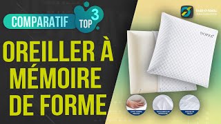 ⭐️ MEILLEUR OREILLER À MÉMOIRE DE FORME (2022) - Comparatif & Guide d'achat