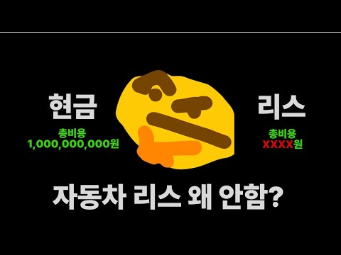 당신도 '이 상황'이면 무조건 리스를 사용해야 합니다