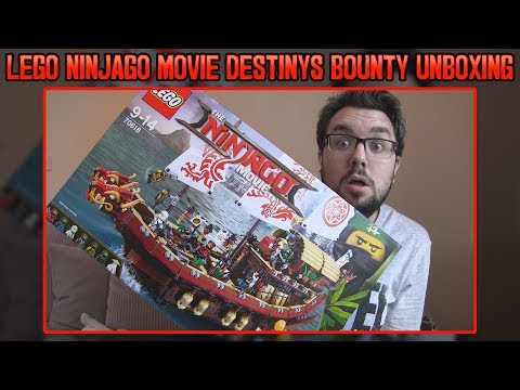 The LEGO Ninjago Movie Destiny's Bounty Unboxing 70618
