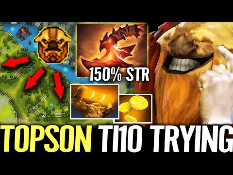 🔥 TOPSON NEW HERO for Team Spirit — Earthshaker MID Overwhelming Blink Aggressive Mode Dota 2 Pro