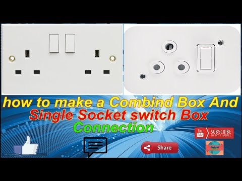 3 pin socket box connection