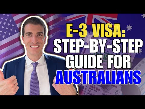 Complete Guide to Getting an E-3 Visa and Moving from Australia to the USA