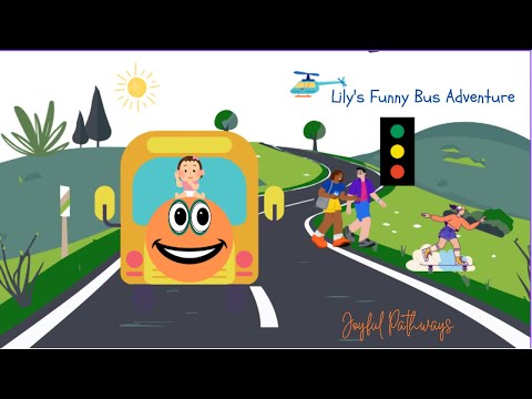 Lily's Funny Bus Adventure #nurseryrhymes #kidssong #kidsfun #kidssongs
