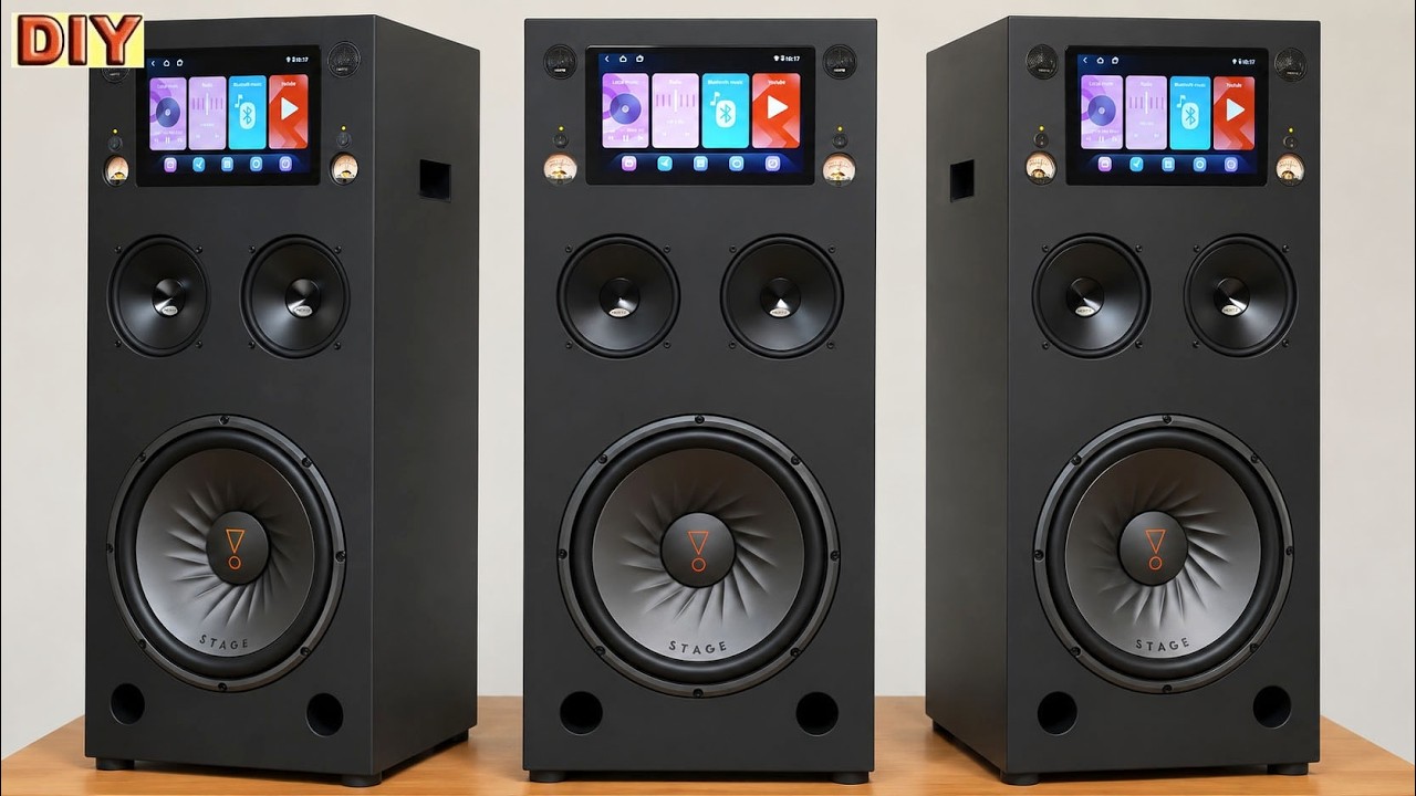 DIY: 2.1 Multimedia Bluetooth Speaker System