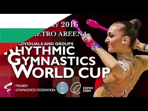 Sara STAYKOVA Qualify Hoop Rhythmic Gymnastics World Cup 2016 Espoo