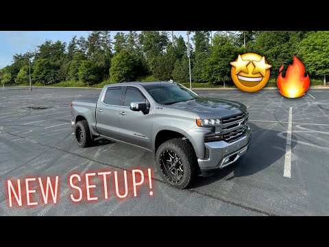 NEW SETUP ON MY 2020 SILVERADO! LEVELED ON 33s & 20x12s!