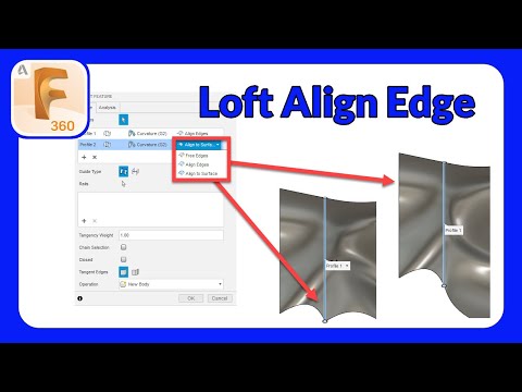 Surface Mastery Part 2 - Loft Edge Options | What does Align Edge vs Align to Surface Actually Do?