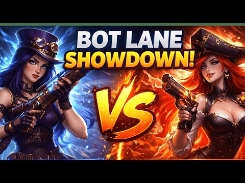 Caitlyn vs Miss Fortune 🔥 Bot Lane Domination | LoL Gameplay