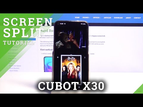 How to Split Screen in CUBOT X30 – Double Screen