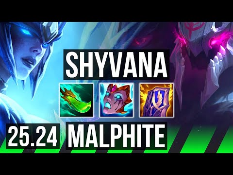 SHYVANA vs MALPHITE (JGL) | NA Master | 25.24