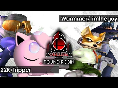 Melee: 22K/Tripper V Warmmer/Timtheguy - Obelisk 106 Tournament SSBM