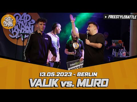 VALIK vs MURO - Finale, Freestyle Battle Turnier - Rap in Berlin, 13.05.23