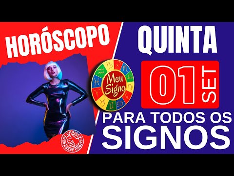 #meusigno HOROSCOPO DO DIA DE HOJE ☯️ QUINTA 01 DE SETEMBRO DE 2022 l PREVISÕES PARA TODOS OS SIGNOS