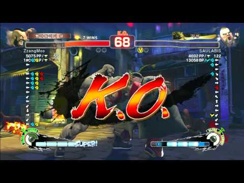 20110909 SSF4AE SAULABIS(Rufus) vs ZzangMoo(Zangief) 9/15