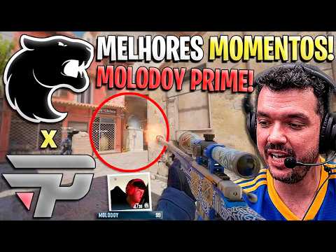 MOLODOY E KSCERATO DERAM AULA!🔥 FURIA x PAIN (MELHORES MOMENTOS) - ESL PRO LEAGUE - (GAULES)