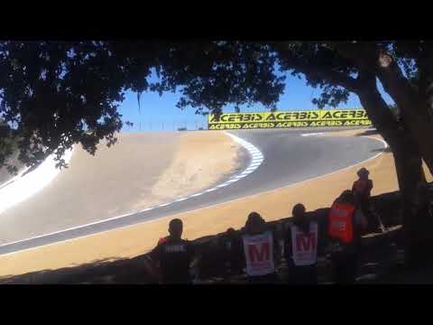 Valentino Rossi Cavatappi Laguna Seca IMPRESSIONANTE