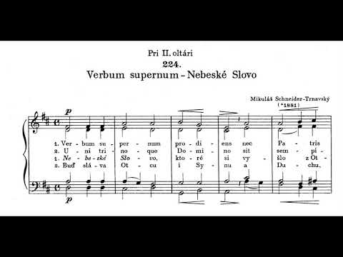 JKS 224 - Nebeské slovo (Verbum supernum)