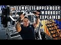 COMPLETE BODYBUILDING UPPER BODY WORKOUT EXPLAINED | BUILDING A BIGGER UPPER BODY