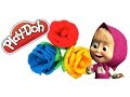 Плей до лепим красивые розы из пластилина Play Doh 