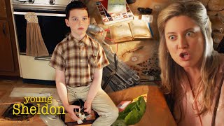 Sheldon Destroys the Refrigerator | Young Sheldon