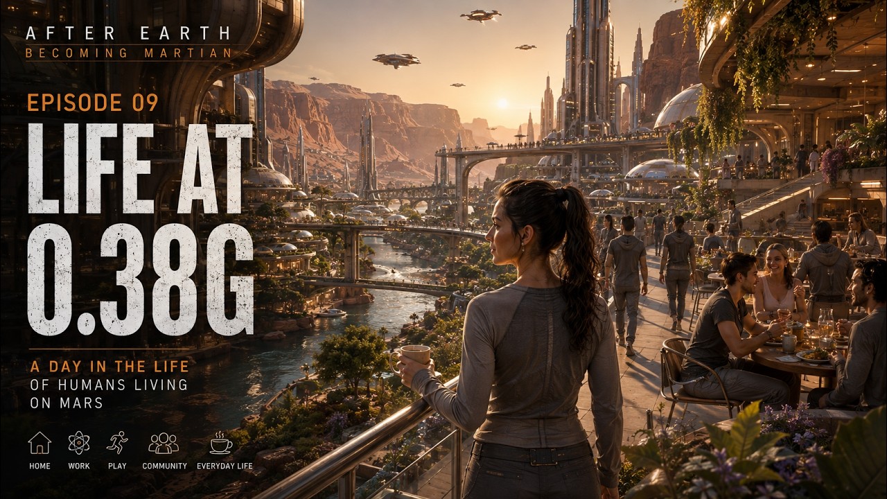 10. Life at 0.38g | A Day in the Life of Humans Living on Mars | After Earth Ep. 9
