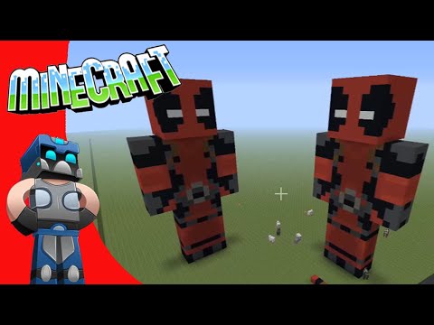 Minecraft: How to Make a Deadpool Skin Tutorial