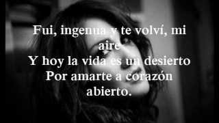 Ingenua Dulce Maria (Letra)