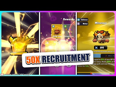 HOW MANY LEGENDARY I GET?! Hellsquad Rrrush 50x Recruitments - Hellsquad Rrrush Gameplay Z1CKP