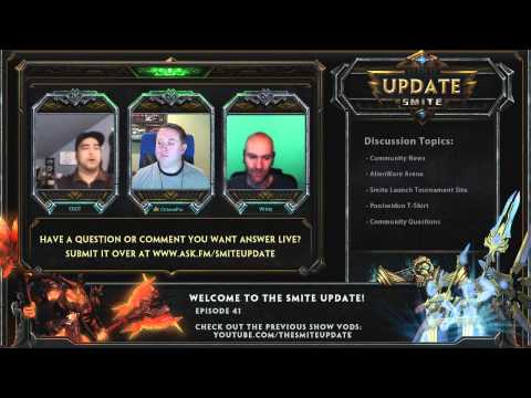 Smite Update Ep.41 - Guest Host: F - Alienware Arena Tournament, Community News & LIVE Q&A
