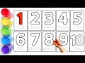 How to Learn and Draw Numbers from 1 to 100 || Easy to Learn Numbers for kids and toddlers || 1234