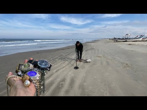 WE WON THE MONTH DOING DETECTION ON THE BEACH IN 1 DAY LOTS OF JEWELRY 💎 LOST 😔 IPANEMA BEACH!