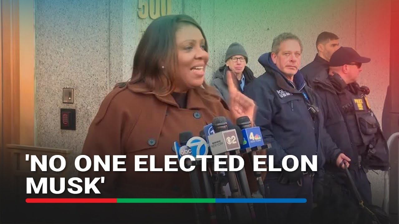 NY, CT attorneys general: 'No one elected Elon Musk' | ABS-CBN News