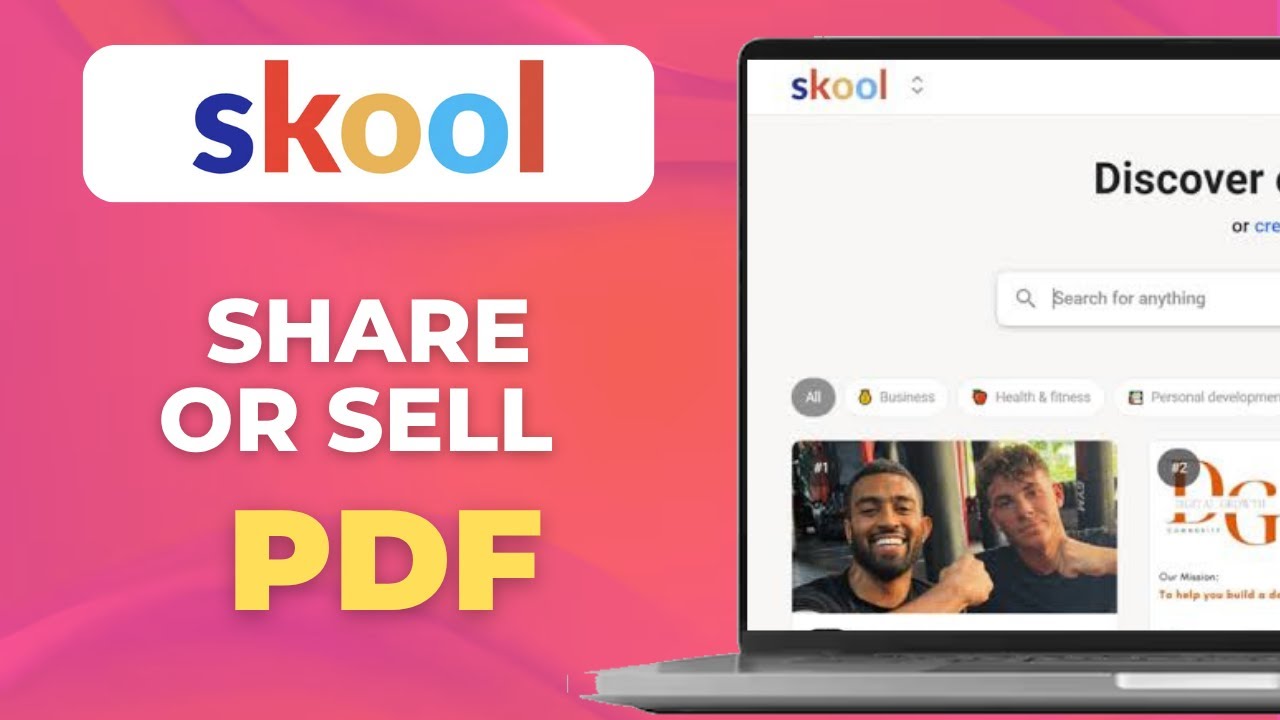 How to Share or Sell a PDF in Skool Community | Basic Guide