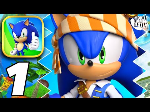 SONIC DASH - Original Endless Running Game - Gameplay Part 1 (Apple Arcade)